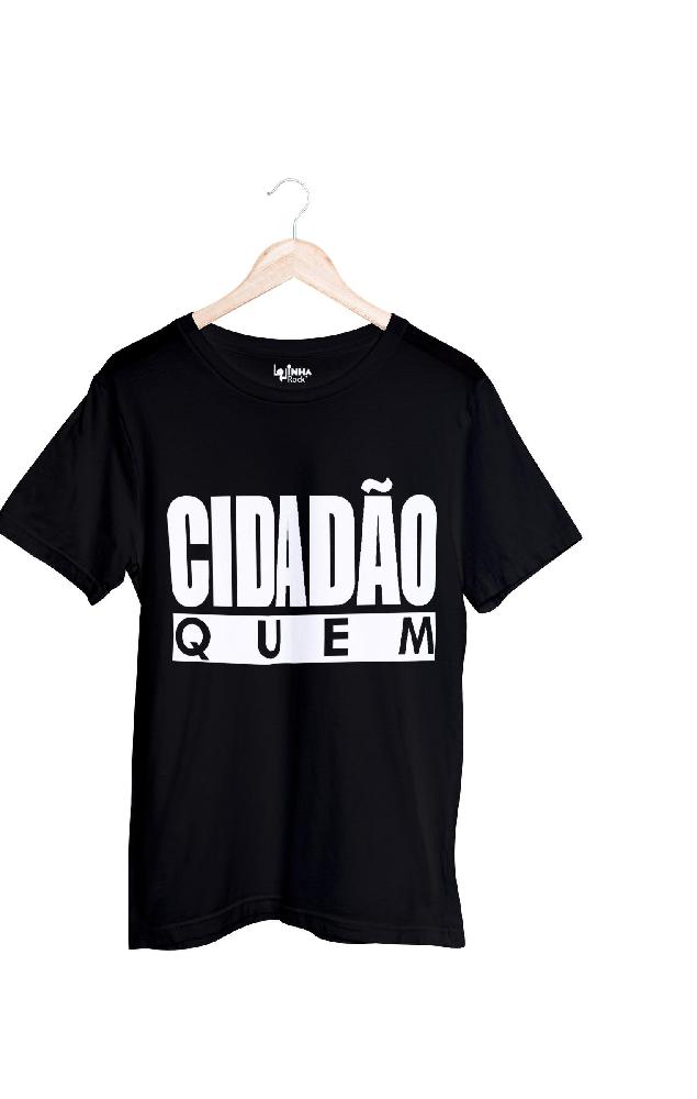 Foto do produto Camiseta Cidadão Quem | Preta